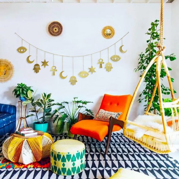 70 Inch Large Hamsa Wall Hanging - Picture 4 of 6